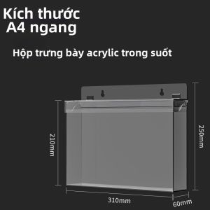 RUIKELAIXIANG | Hộp Tài Liệu Mica Trong Suốt Chống Thời Tiết A4