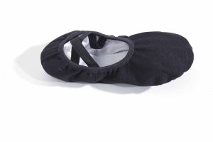 Boys Dancing Shoes Kids Black Two-Bottom Dancing Body Men Dancing Shoes Adult Practice Soft Bottom Ballet Shoes