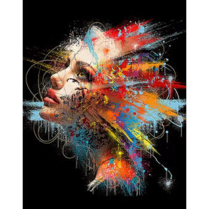 Oil Painting By Numbers Abstract Figure DIY Number Drawing Canvas Pictures By Numbers Home Decor Large Size