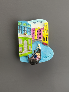 Korean Food Resin Refrigerator Magnet Stone pot bibimbap Stone Pot Bibimbap 3D Sticker Painting Resin Travel Collectible Gift