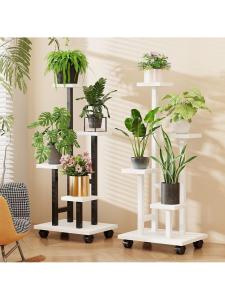 MOLORE | Moveable Iron Plant Stand Multiple Layers