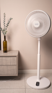 NNIO N1400DCSFR 14Inch BLDC Stand Fan with Remote Control Ultra-Quiet & Energy Saving | 24 Speeds