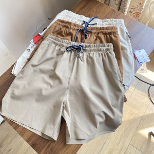 Outdoor Lightweight Quick Dry Breathable Laser Punched Summer Mens Taped Sports Loose Casual Shorts Five-Quarter Pants