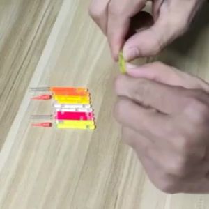 10PCS/Bag Fireflies 4.5*40mm for Fishing Float Fluorescent Lightstick Light Night Rod Lights Tool Bright Dark Colored Glow Stick