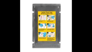 SANKE RESCUE Vent Chest Seal Military Trauma Dressing First Aid Kit Sterile Wound Care Ifak Refill Kit Occlusion Band-Aid
