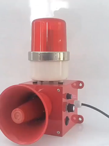 130dB Industrial Strobe Siren Voice &amp Light Alarm 24V/220V Emergency Security Warning Alert