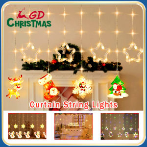 Solar 3M/120LED Fairy Lights String Lights Star Garland on Window Curtain Indoor Tree light Christmas Light