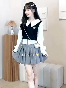 💥[A113] Áo len thun nữ Montoghi GILE LOGO TIM tay dài CỘT NƠ sau phong cách Hàn Quốc nữ tính - L2M