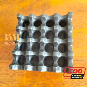 Asbak Rokok Almunium Lubang 16 Antik 1 pcs Asbak Hotel Asthray Holes