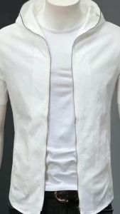 Áo thun nam áo phông cộc tay có mũ kéo khóa cực cool ngầu cho mùa hè oi bức N1