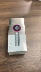 Quạt Tay Mini Không Chổi Than GS1 Tốc Độ Cao 16000 Vòng Pin Khỏe Đa Năng Tặng Cáp Sạc và Dây Treo