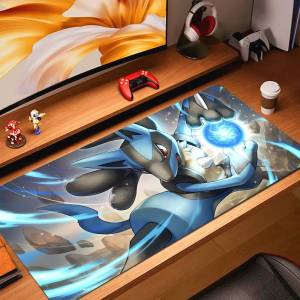 Bandai | Pokemon Gamer Mouse Pad XXL Rubber Desk Mat Keyboard Mousepad With 2MM Lock Edge
