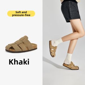 U·B·Z | Women Outdoor Retro Wooden Clog Sandals
