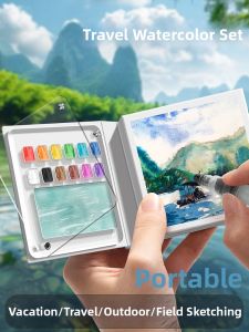 BAIZHI | Portable Travel Watercolor Set for Students Sketching