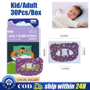 30Pcs/box Anti Snoring Mouth Tape Sleep Strip Breathing Improved Nighttime Sleeping Mouth Correction Sticker Health Care Tool Snoring-Stickers