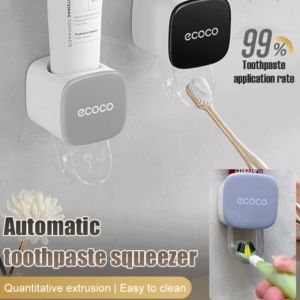 🎊Best-selling products🎊 ecoco toothpaste squeezer / toothpaste squeezer Wall-mounted toothpaste squeezer for children and adults / toothpaste holder Easy to install not easy to fall off
