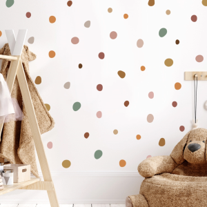 Sticker Decal Dán Tường Chấm Tròn Có Keo Sẵn - Trang Trí Cửa Kính - Decor Quán Cafe - Phòng Ngủ