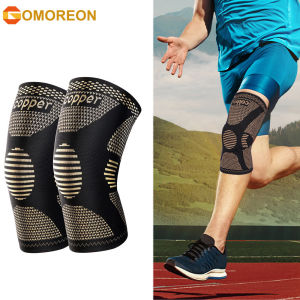 1Pair Copper Knee Brace Knee Compression Sleeves Support for Men & Women - Knee Pads for Running Meniscus Tear ACL Arthritis