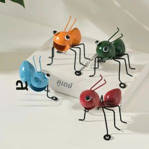 มดโลหะตกแต่งสวนรั้วสนามหญ้าห้องนอนห้องนั่งเล่นแขวนผนังตกแต่ง3D ประติมากรรมมดศิลปะตกแต่งเครื่องประดับ