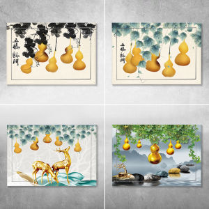 New Classical Style Self-Adhesive Waterproof Wall Stickers for Electric Meter Box Decorations Simple Chinese Theme PVC Material