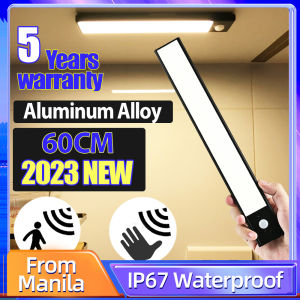 Metal Shell Night Light Motion Sensor Ultra-Thin LED Bedside PIR Lamp USB Rechargeable with Magnet Wireless for Bedroom Wardrobe Cabinet Living Room