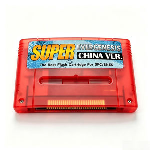 Super EverGenesis Flash Cartridge Compatible With SFC SNES Game Console Support Mini SD Retro Game Card For 16‑Bit Game System