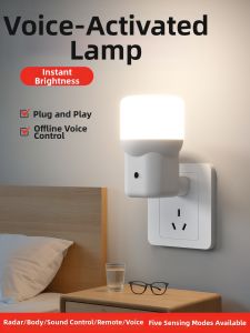 TONGZHIGUANG | Smart Voice Controlled LED Wall Night Light