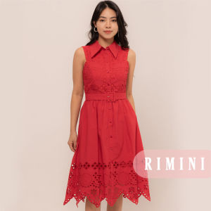 RIMINI - Dress Pesta Wanita Cantik Formal Tanpa Lengan Size XS-XL - Lavella Dress CC31032