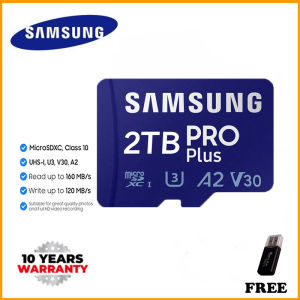 100% Original  SAMSUNG-tarjeta de memoria EVO Plus Original tarjeta Micro SD Class10 TF C10 128GB 256GB 512GB 1024GB 2000GB 1TB(Free Card Reader) (Free Shipping)