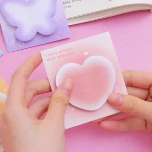 OFM-A127 Sticky Notes Gradasi Polos Memo Tempel / Sticky Notes Tempelan Kertas Catatan Memo Gradient