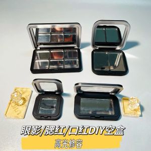 เครื่องมืออายแชโดว์ กล่องรองรับสีบลัช กล่องรองรับสีลิปสติก DIY แผ่นไฮไลท์ แกะรอย กล่องเปล่า