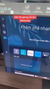 Remote Samsung 4K có giọng nói mẫu cong[ BN59-01312F] và  mẫu thẳng [BN59-01363J] tặng Pin