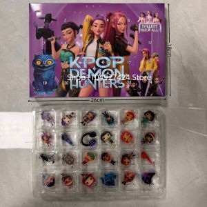 Anime Movie Kpop Demon Hunters Advent Calendar Huntrix Rumi Mira Zoey Saja Boys Derpy Tiger Christmas Decorations New Year Gift