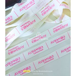 label hijab/label baju/label merek UK 15cm