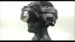 Tactical Helmet Guide OP Goggles Detachable Helmet Anti Fog and Anti Riot Safety Goggles Adjustable Protective Goggles