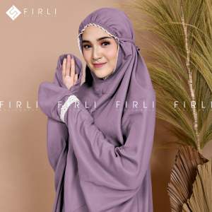 Mukena Terusan Jumbo Dewasa Katun Mikro Premium Mukena Santri Adem