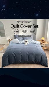 [CozyHome]Premium Fitted Bedsheet Set Quilt Cover Cadar Set Sarung Selimut 4in1 Queen/3in1 Single A#1