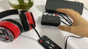 Bluetooth 5.0 Audio Receiver Transmitter NFC Stereo 3.5mm AUX Jack RCA Optical Wireless Audio Adapter Mic IR Remote Control