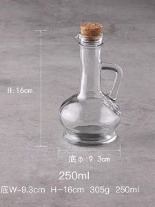 Thick Old Style Glass Wine Pouring Device Home Use Mini Specialized Liquor Bottle Pottery Container Half Pint Size Alcohol Jug