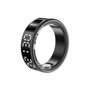ROTX 2025 New Digital Display Screen Smart Ring Health Monitor Gesture Control Multi-sport Modes Waterproof Ring for Men Women