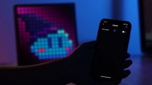 พร้อมส่ง Pixel screen 16x16 กรอบภาพดิจิตอล พิกเซล LED ภาพอิเล็กทรอนิกส์จอแสดงผล นีออนเข้าสู่ระบบหน้าแรกตกแต่ง