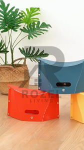 ROZEL Kursi Lipat Konser Camping Serbaguna Praktis / Bangku Lipat Konser Mini Multifungsi Kursi Lipat Outdoor Portable Teleskopik Bangku Kuat Lipat