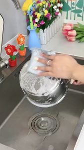 Kain Lap Dapur Kawat Petak / Lap Kawat Pembersih Serbaguna/ Lap Dapur Kawat Pencuci Piring