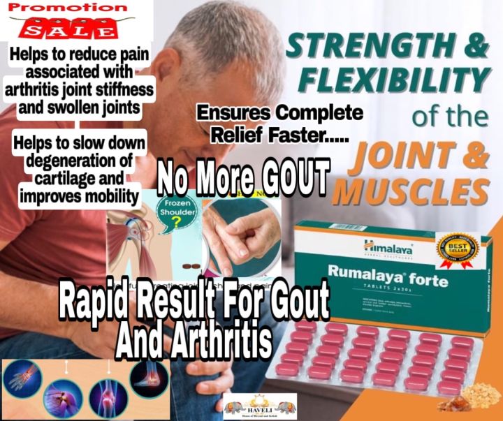 Himalaya Rumalaya Forte For Osteoarthritis Gout Frozen Shoulder And