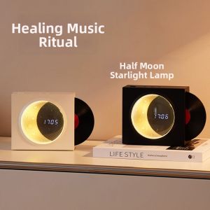 DIANJIA | Vinyl Clock Night Light Bluetooth Speaker