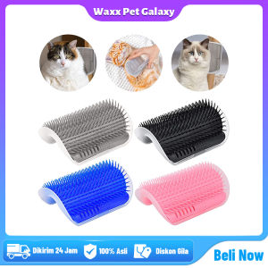 Sikat Sisir Garukan Kucing Tempel Free Catnip - Sikat Sisir Sudut Catnip Sikat Pijat Gosok Badan Kucing Self Grooming Brush