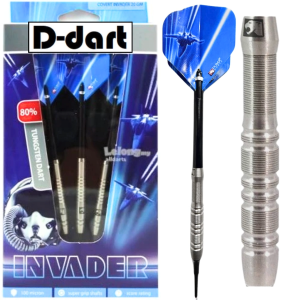 TUNGSTENS SOFT TIP DART - 18G/20G COVERT INVADER 80% TUNGSTEN SOFT DARTS (ARROW DART LEMBUT)