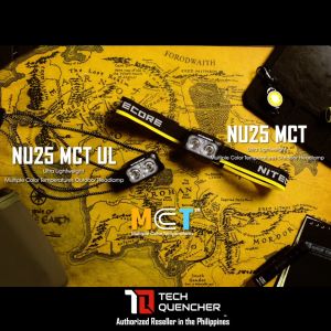 Nitecore NU25 UL MCT Headlamp 400 Lumens - Lightweight 47g - USB-C Rechargeable Battery - UHE - IP66
