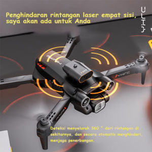 Easygoing [Upgraded version] P12 PRO Drone Obstacle Avoidance + 4K HD Camera wide angle height keep RC drone Drone with Camera