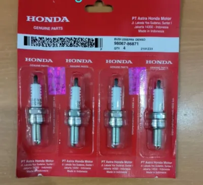 GroSir 4 ( empat) Busi motor supra x 125 kharisma panjang u20 isi 4